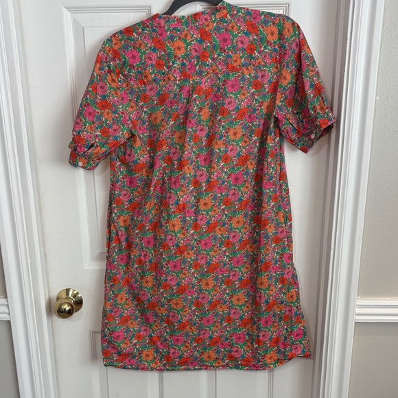 J. Crew X Liberty Meadow Song Mini Shirt Dress - Picture 6 of 7